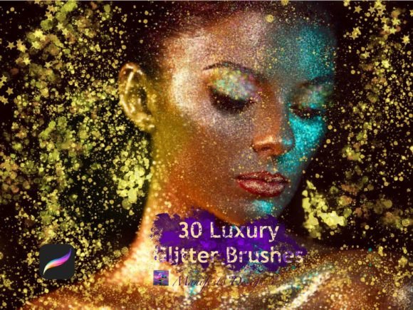 30 Glitter Procreate Brushes for Creative Sparkle