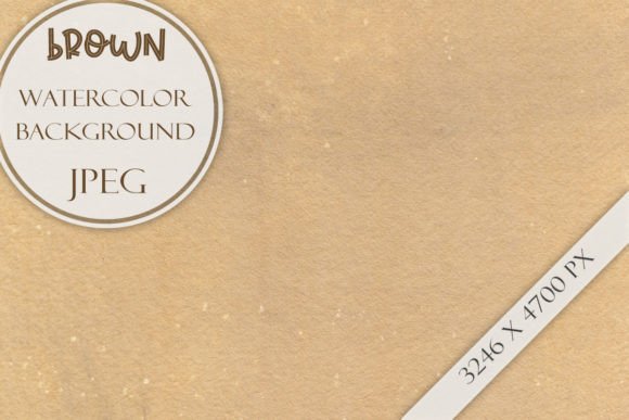 Brown Watercolor Background: A Versatile Design Element for Creative Projects