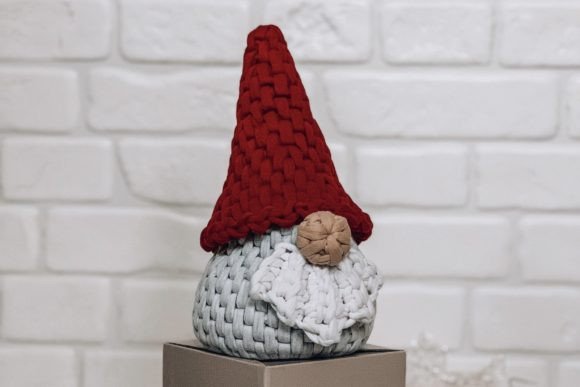 Crochet Pattern Scandinavian Gnome Basket
