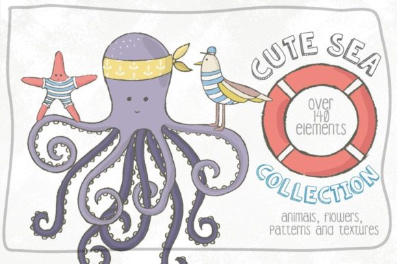 Cute Sea Collection: A Creative Resource for Design Enthusiasts