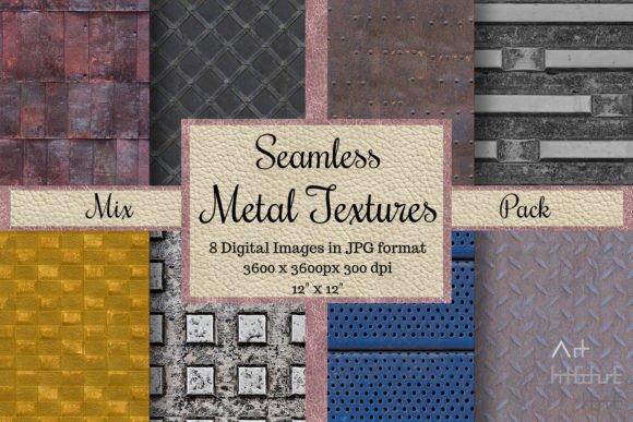 Seamless Metal Textures - Mix Pack
