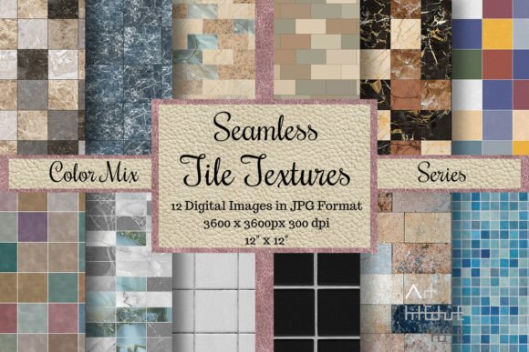 Seamless Tile Textures - Color Mix Pack: A Versatile Resource for Designers and Creators