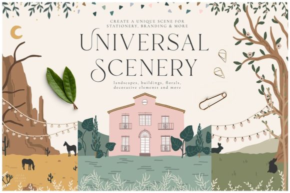Universal Scenery Collection: Crafting Unique Landscapes with Versatile Design Elements