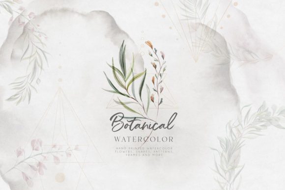 Watercolor Botanical Collection: A Versatile Resource for Creative Projects